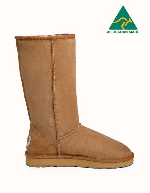 Image of Boots. Product name - Urban UGG® Tall Classic Boots in Chestnut colour by brand - Urban Ugg