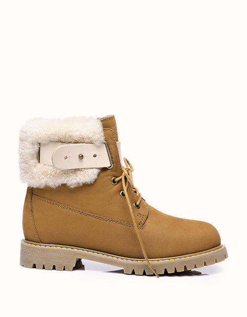 Image of Boots. Product name - URBAN UGG® Martin Boots in Chestnut colour by brand - Urban Ugg