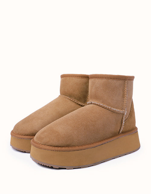 Urban UGG® Mini Platform Boots (Chestnut)