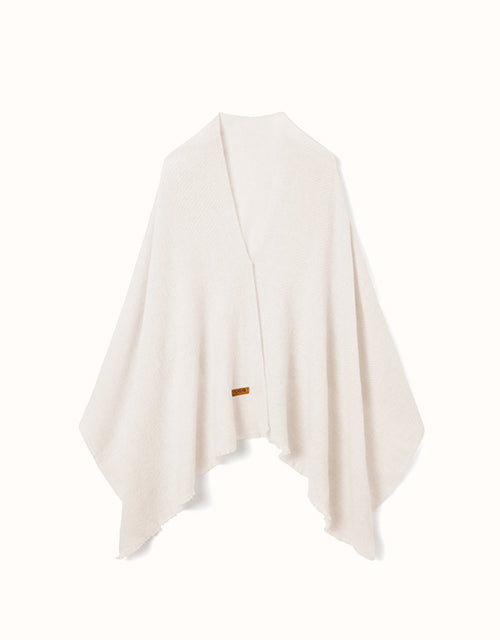 Image of Scarves & Shawls. Product name - URBAN UGG® Hugra Shawl in Natural Lvory colour by brand - Urban Ugg