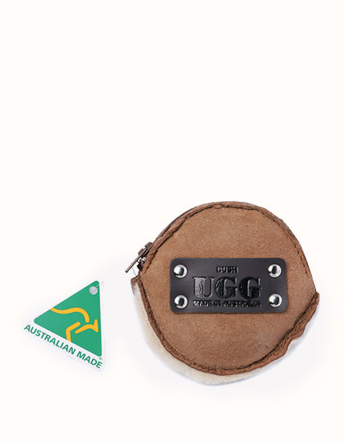 Image of Bags. Product name - Urban UGG® Zip Purse in Chestnut colour by brand - Urban Ugg