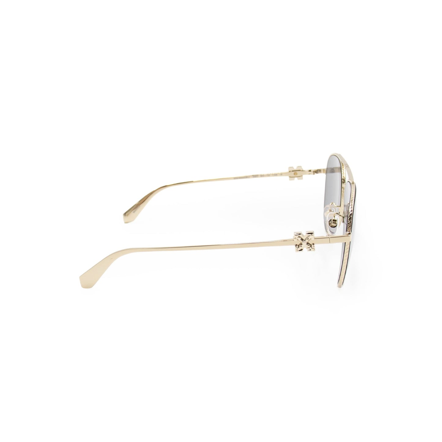 OFF-WHITE Pilot Sunglasses (Gold)
