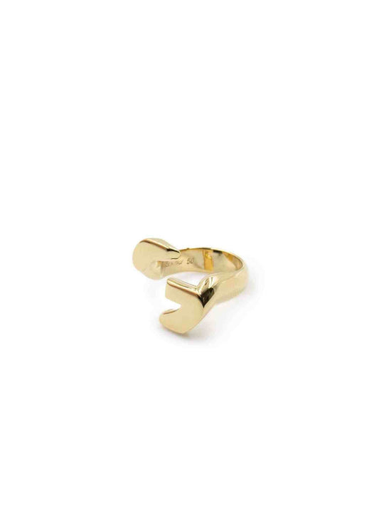 Image of Jewelry. Productname: GIVENCHY G Chain Gold Open Ring in Gold colour by brand - GIVENCHY