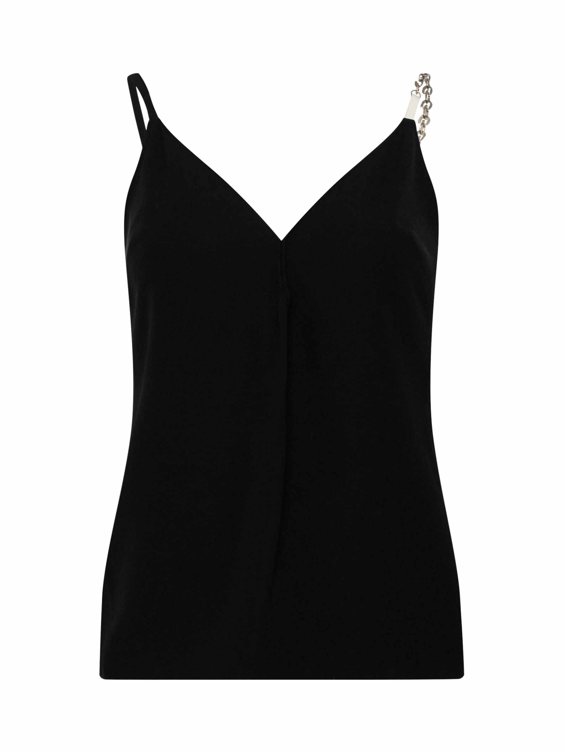 Image of a model wearing Tops. Productname: GIVENCHY Vestiaire Top in Black colour by brand - GIVENCHY