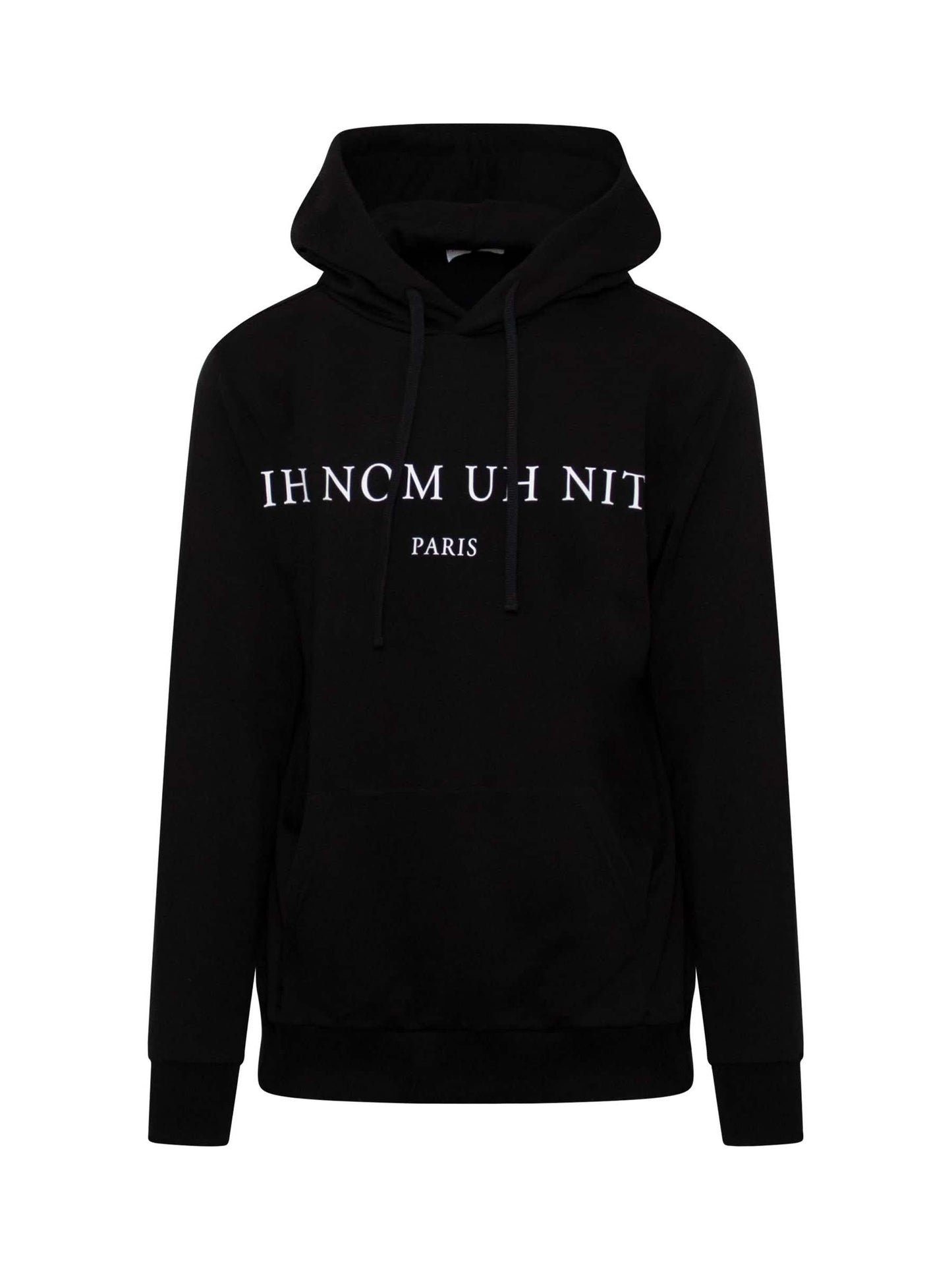 Image of Others. Productname: IH NOM UH NIT Classic Logo Hoddie in BLACK colour by brand - IH NOM UH NIT