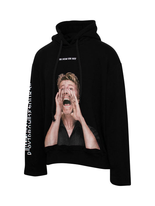 IH NOM UH NIT David Bowie Scream Hoodie (Black)