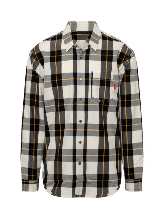 Image of Shirts. Productname: Mastermind Japan Shirt in White colour by brand - MASTERMIND JAPAN