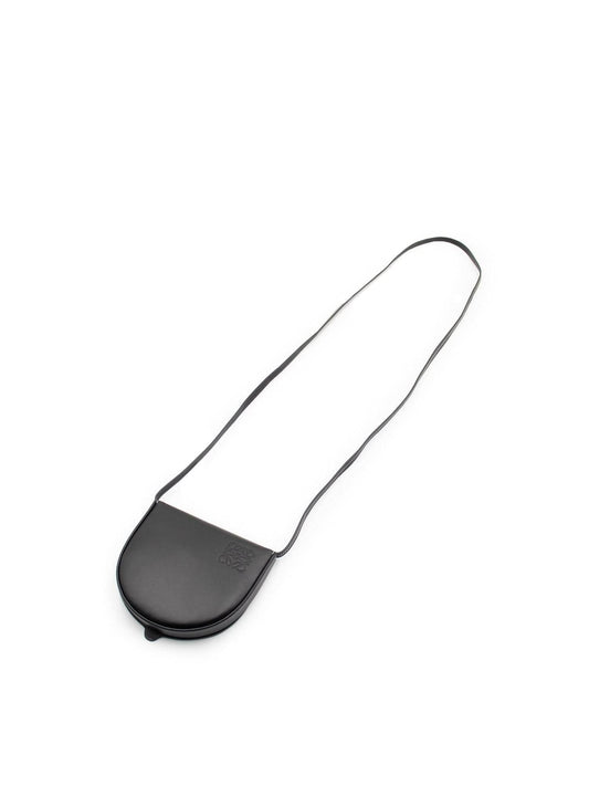 Image of Bags. Productname: LOEWE Small Heel Pouch in Soft Calfskin in Black colour by brand - LOEWE