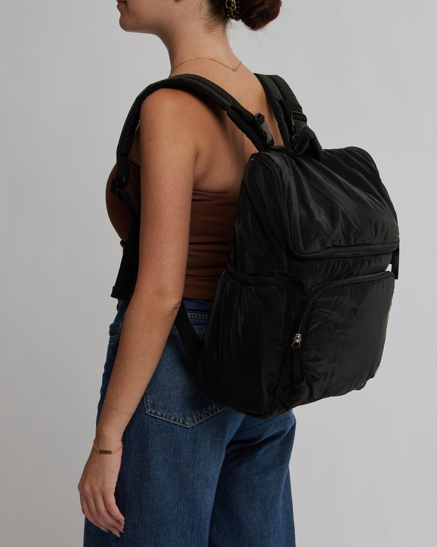 Colette by Colette Hayman Soft Touch Baby Bag Backpack (Black)