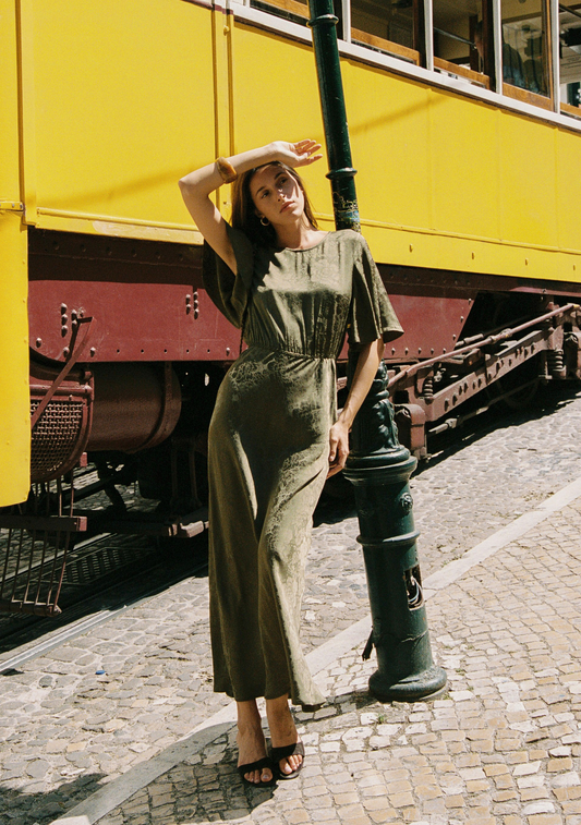 Auguste The Label Clemence Maxi Dress Green | 30% Off - Special8 Auguste The Label Clemence Maxi Dress Green | 30% Off - Special8