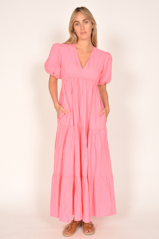 Image of Dresses. Productname: Itami Elda Dress Pink in Pink colour by brand - Itami Division