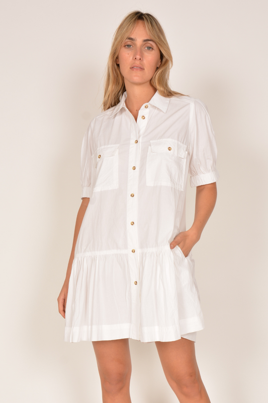 Image of Dresses. Productname: Itami Giverny Dress White in White colour by brand - Itami Division