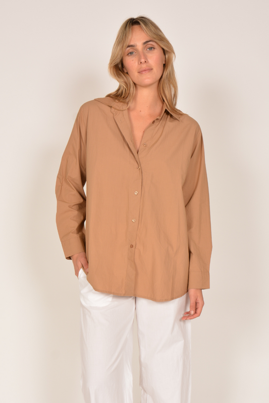 Image of Shirts. Productname: Itami Pamplone Shirt Fawn in Fawn colour by brand - Itami Division