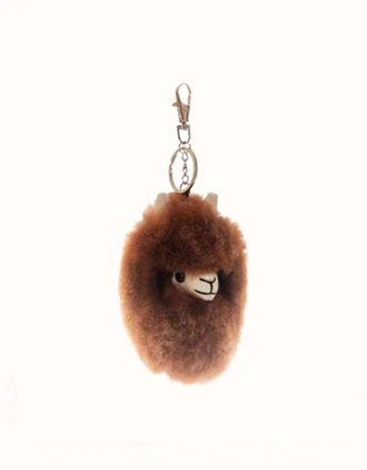 Image of Keychains. Product name - Auskin® Alpaca Huacaya Key Ring Head Snap Hook in Random colour by brand - Auskin