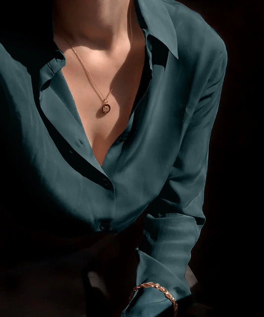 The Black & Emerald Silk Uniform