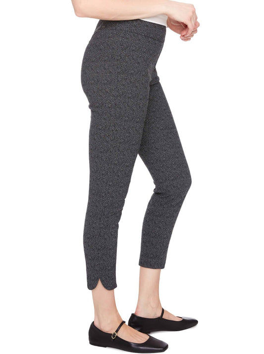UP! TECHNO PETAL-SLIT ANKLE PANT (Alloy)