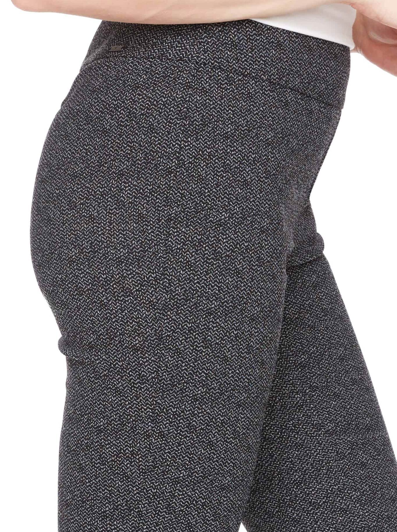 UP! TECHNO PETAL-SLIT ANKLE PANT (Alloy)