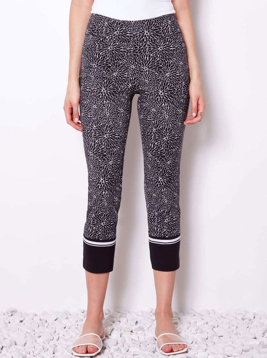 Image of a model wearing Pants. Productname: Up! Edge Techno Cropped Pant in Edge colour by brand - Up Pants