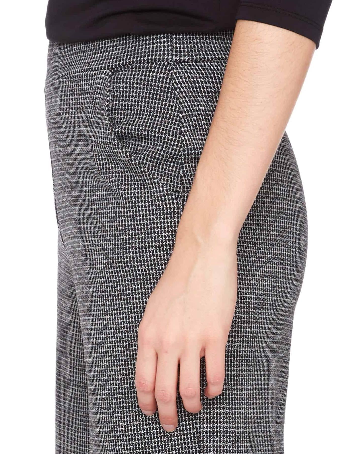 UP! KNIT WIDE LEG FULL LENGTH PANT (Check)