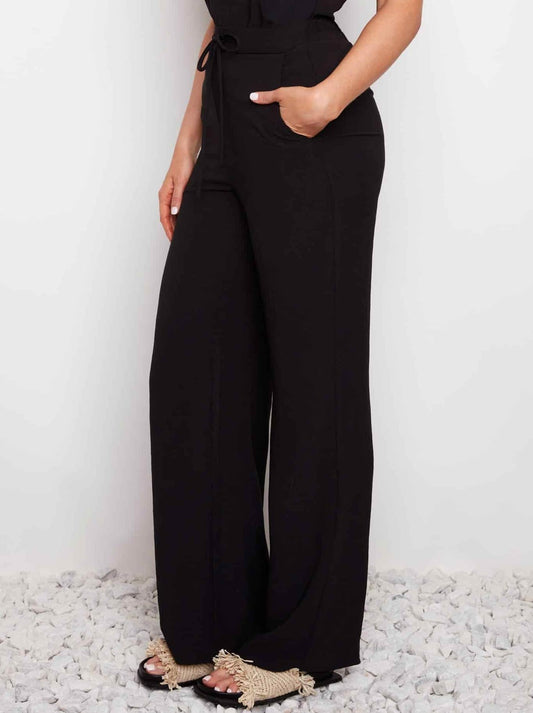 UP! AIR FLOW WIDE LEG PANT (Black)