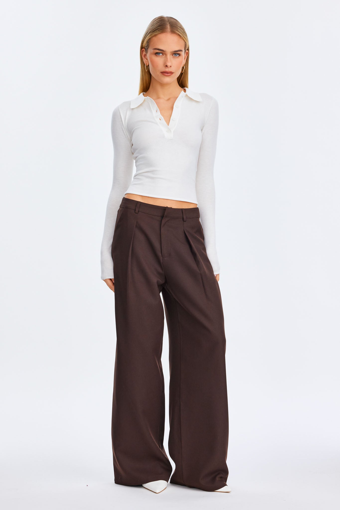 SNDYS VEDA LONG SLEEVE TOP (White)