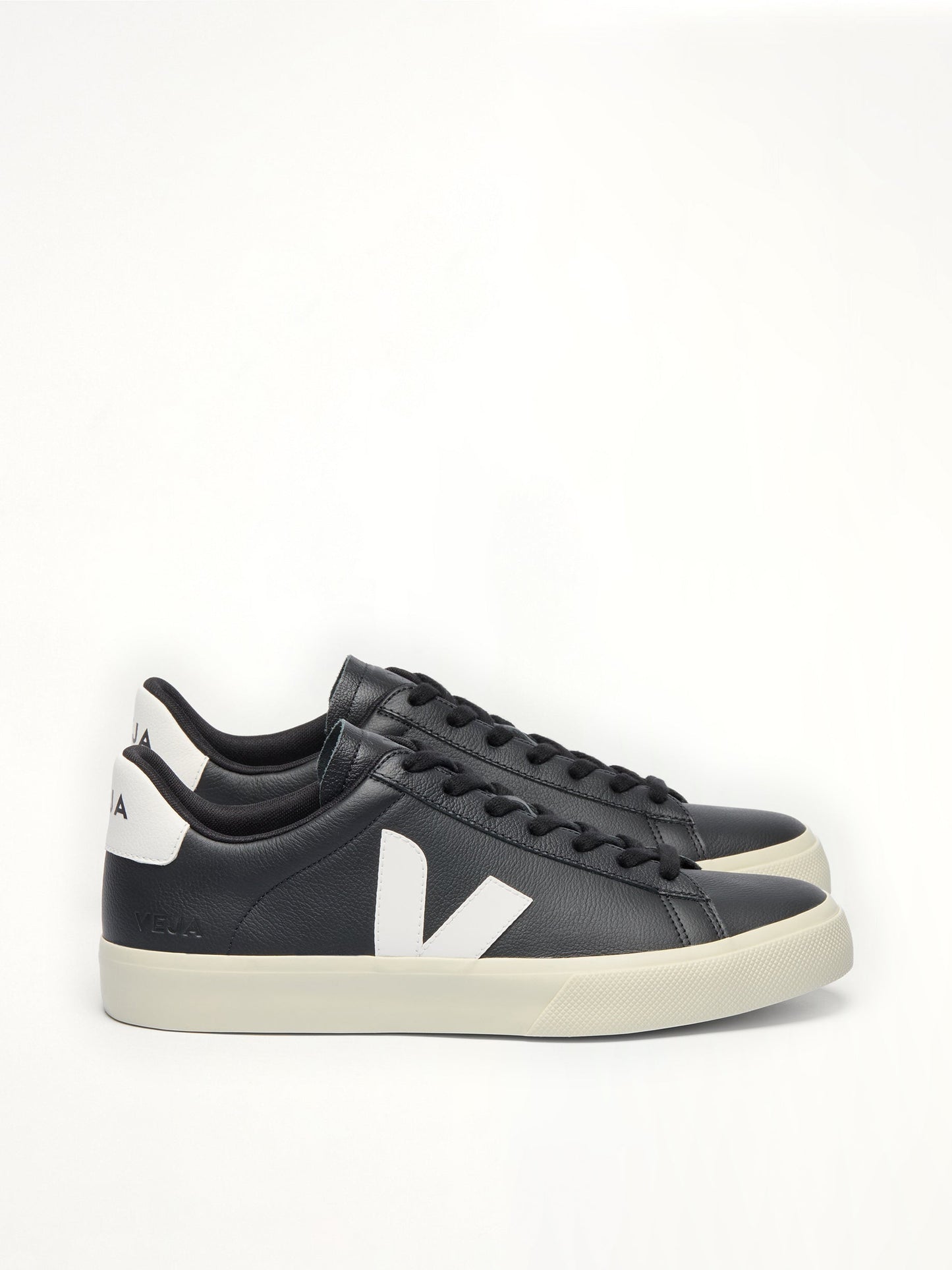 Image of Sneakers. Product name - Campo Sneaker in Black colour by brand - VEJA