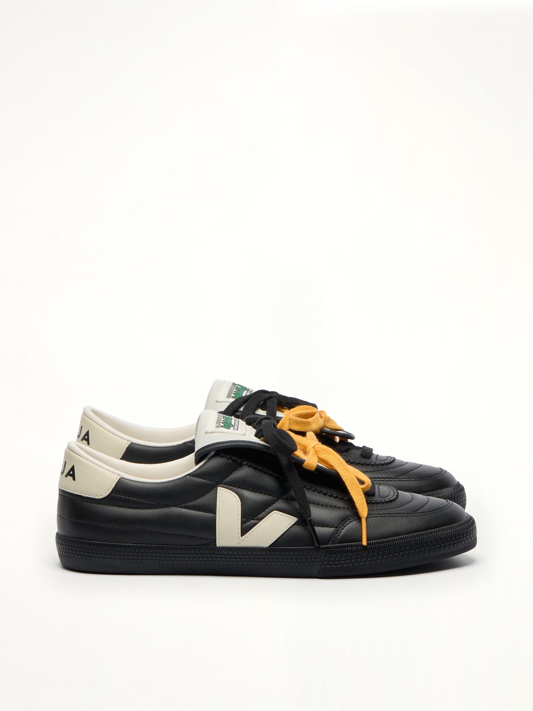 Image of Sneakers. Product name - Veja x Magliano Panenka Sneaker in Black colour by brand - VEJA