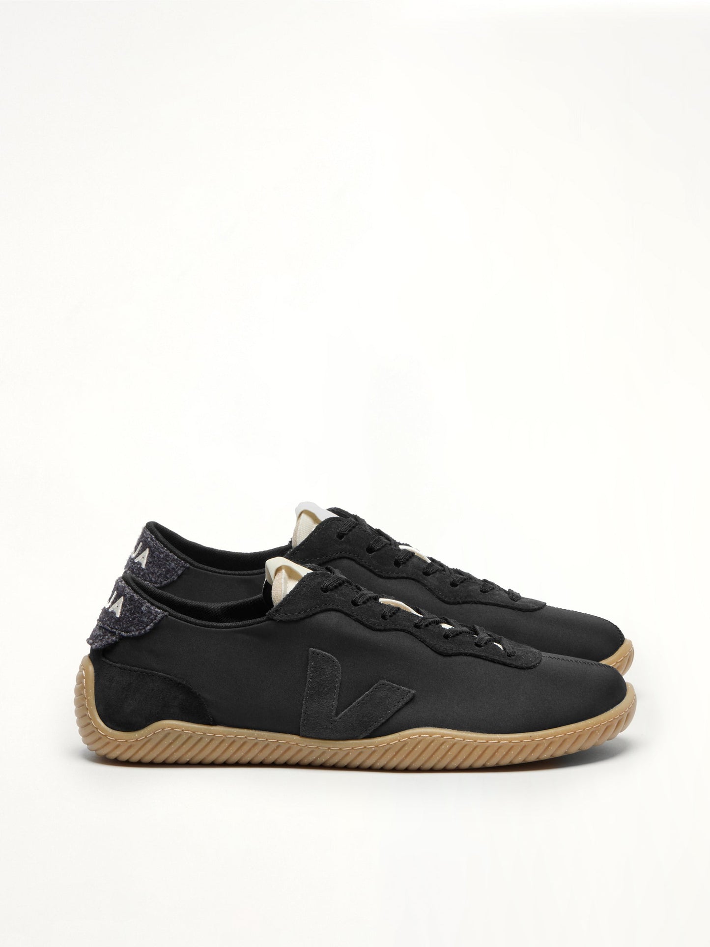Image of Sneakers. Product name - Veja x Baserange Jitsu Sneaker in Black colour by brand - VEJA