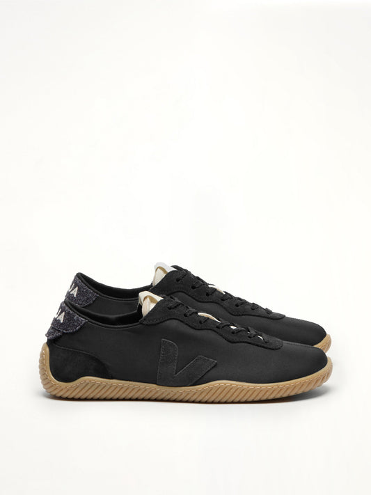 Image of Sneakers. Product name - Veja x Baserange Jitsu Sneaker in Black colour by brand - VEJA