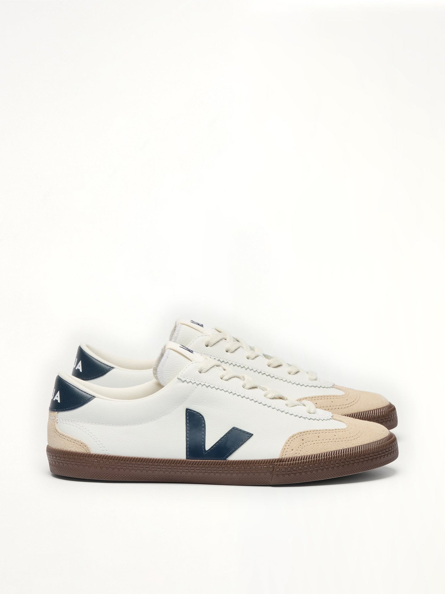 Image of Sneakers. Product name - Volley Sneaker in White colour by brand - VEJA