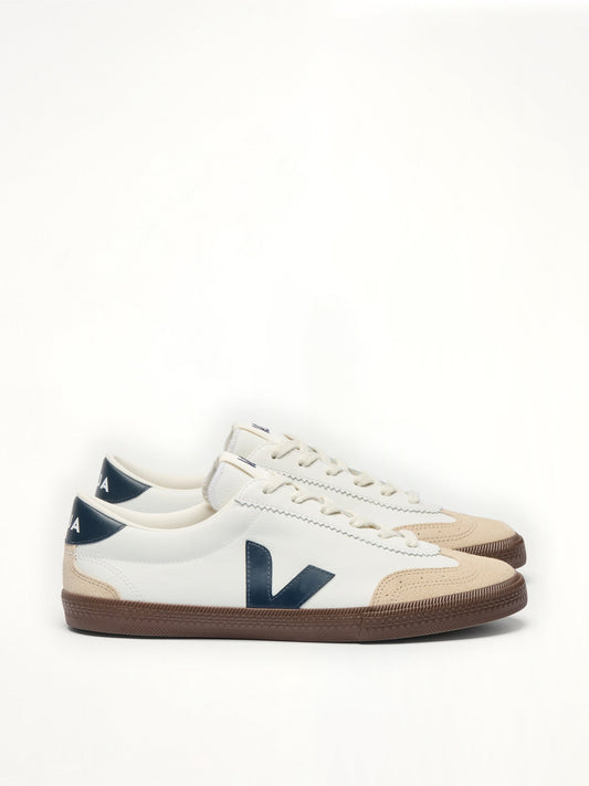 Image of Sneakers. Product name - Volley Sneaker in White colour by brand - VEJA