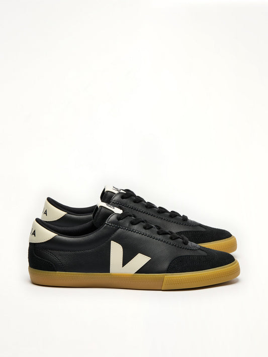 Image of Sneakers. Product name - Volley Sneaker in Black colour by brand - VEJA