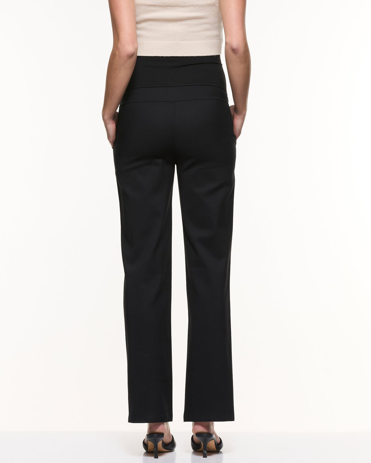 Soon Maternity Vanessa Straight Pants (Black)