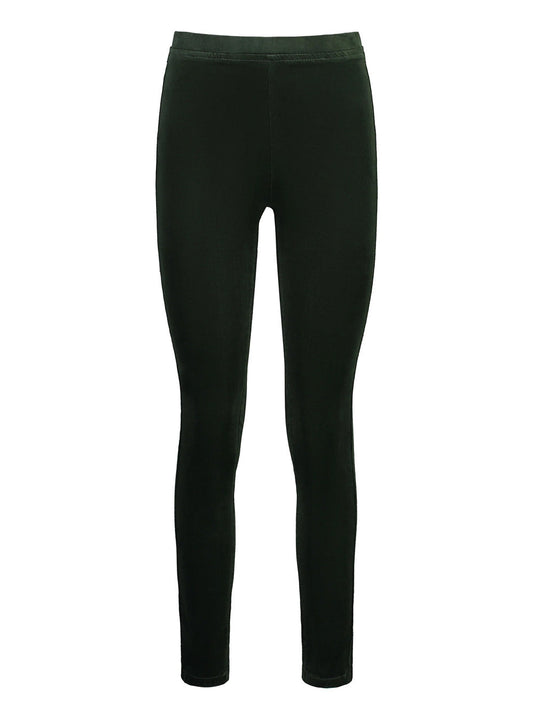 VASSALLI SKINNY PULL ON CORD PANT (Black)