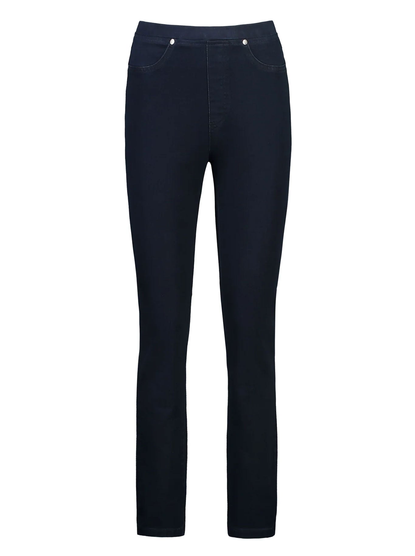 Vassalli Slim Leg Pull On Denim Pant (Indigo)