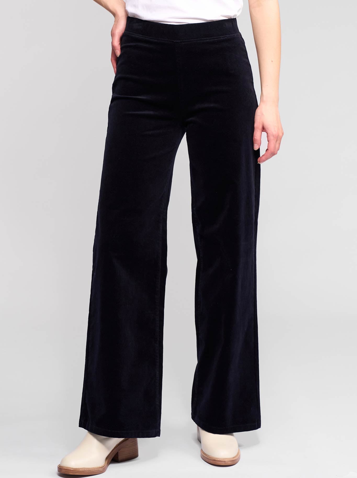 VASSALLI CORD WIDE LEG PULL ON (Deep Sage)