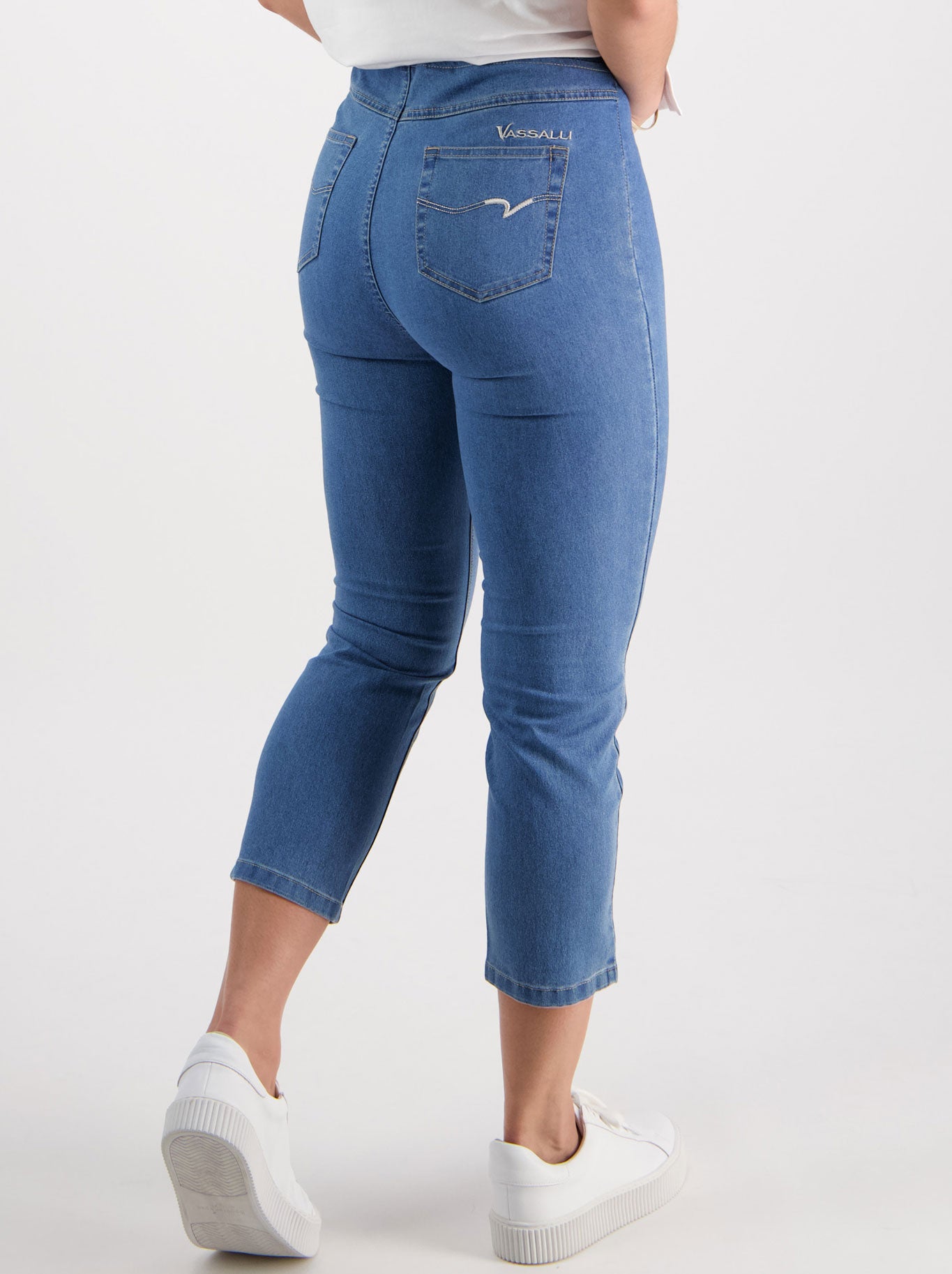Vassalli Harbour 7/8Th Pant (Light Denim)