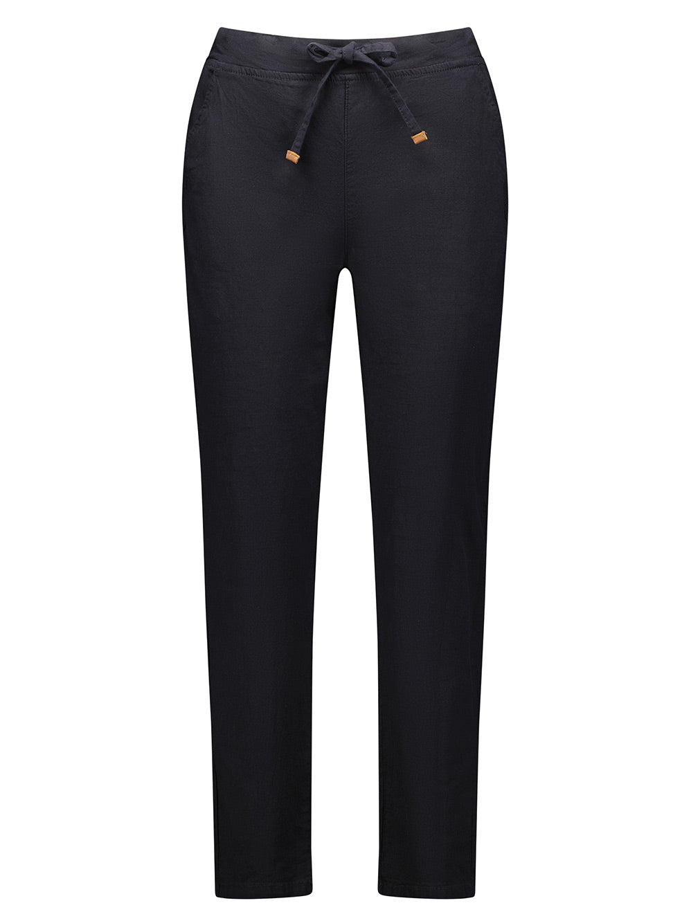 VASSALLI ANKLE GRAZER TIE PANT (Black)