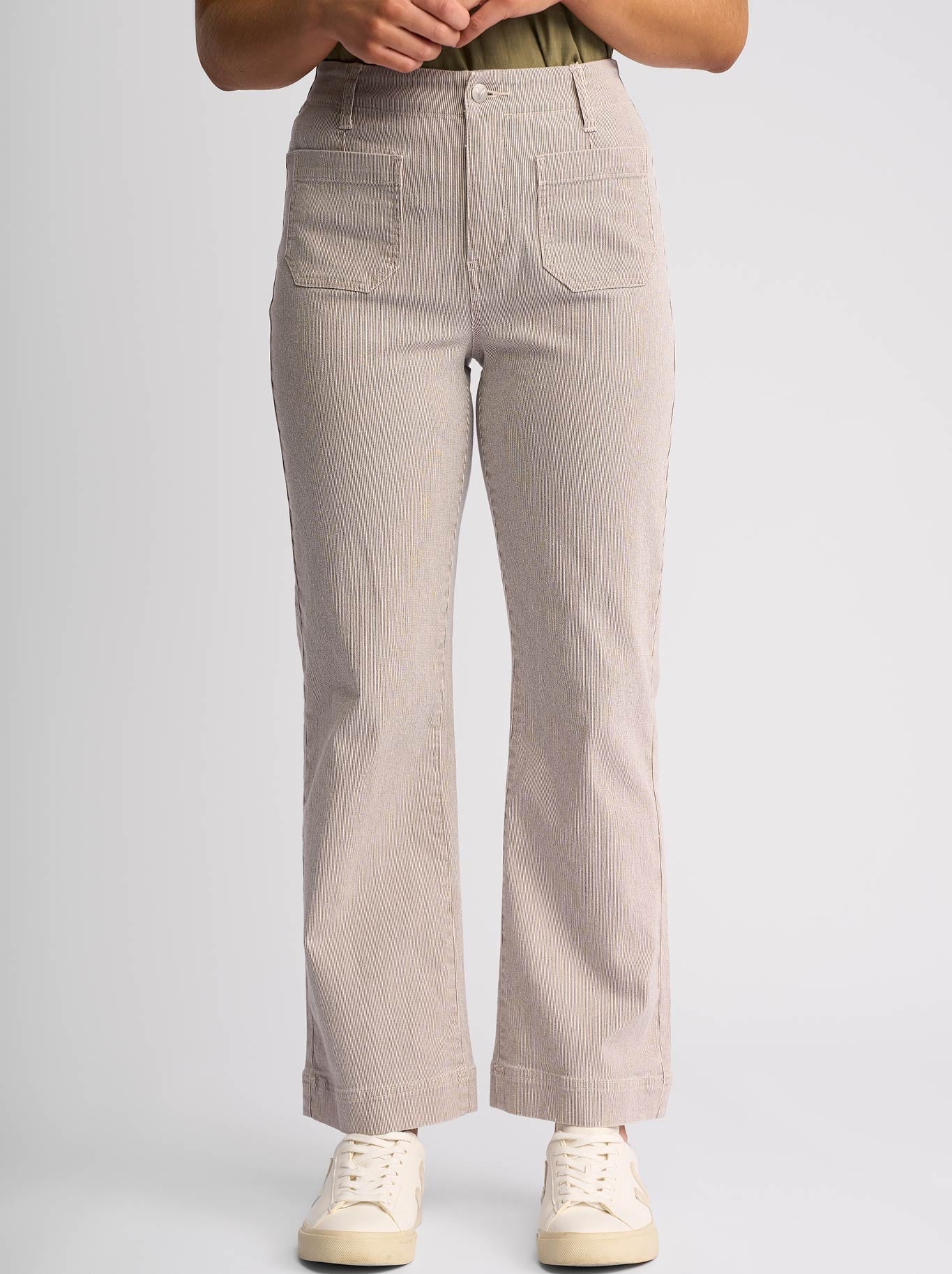 Image of Jeans. Product name - VASSALLI DAILY STRIPE JEAN in Stripe colour by brand - Vassalli