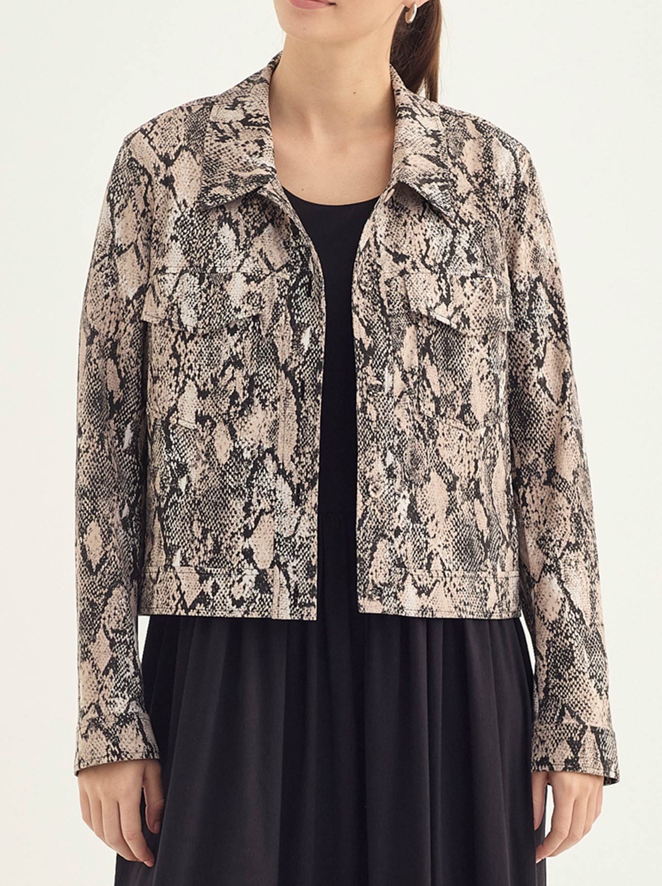 Image of Coats & Jackets. Product name - Verge Serpent Jacket in Print colour by brand - Verge