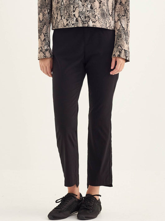 Image of a model wearing Pants. Product name - VERGE ACROBAT MASTER JEAN in French Ink colour by brand - Verge