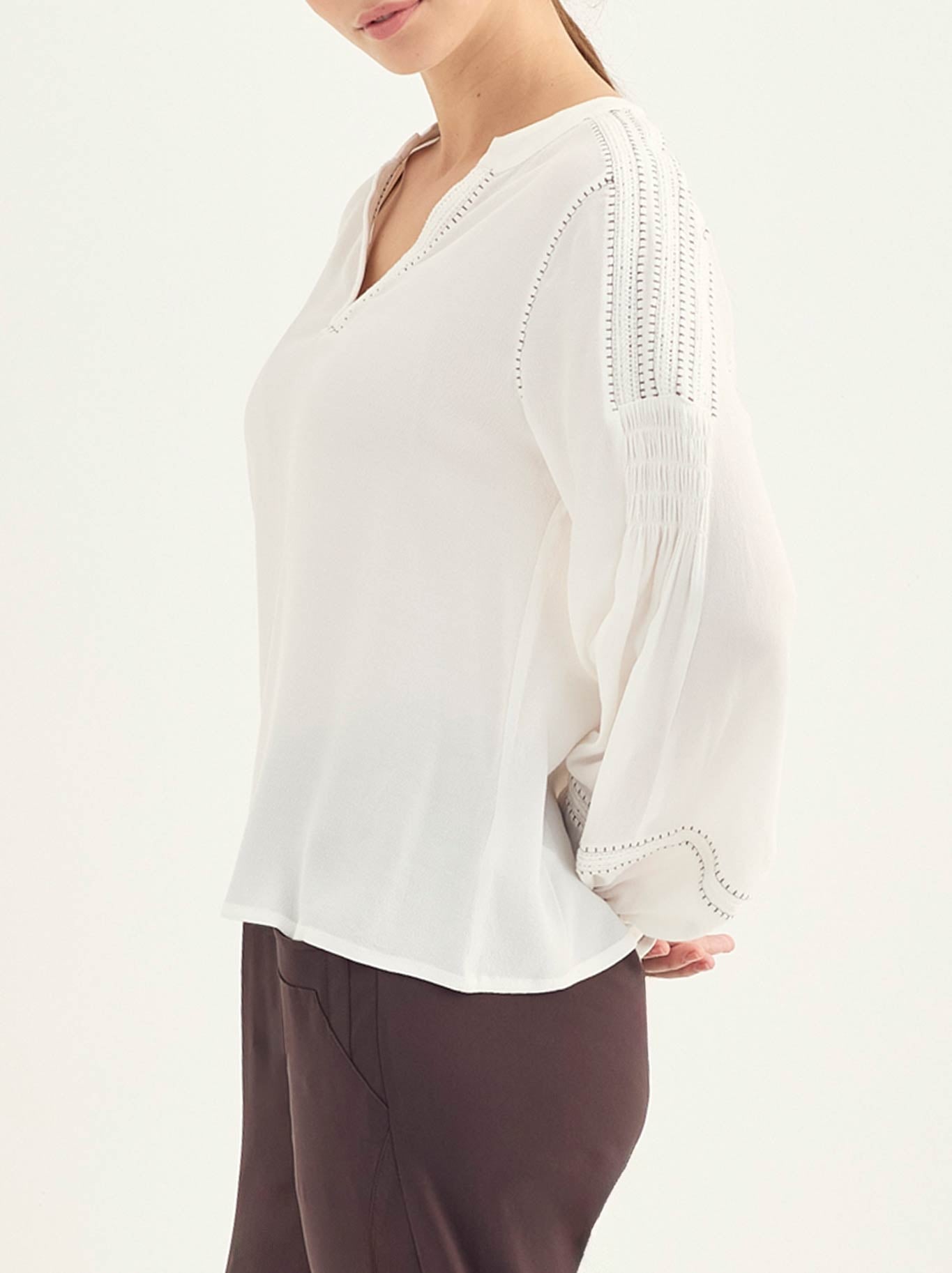 Verge Myra Blouse (Chalk)