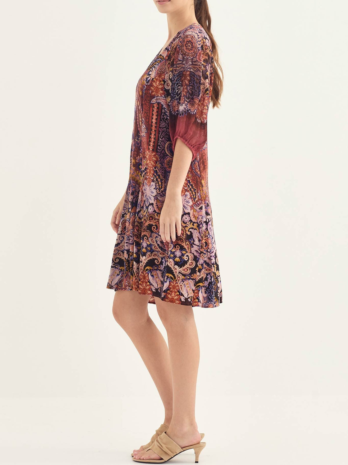 Verge Lotus Dress (Print)