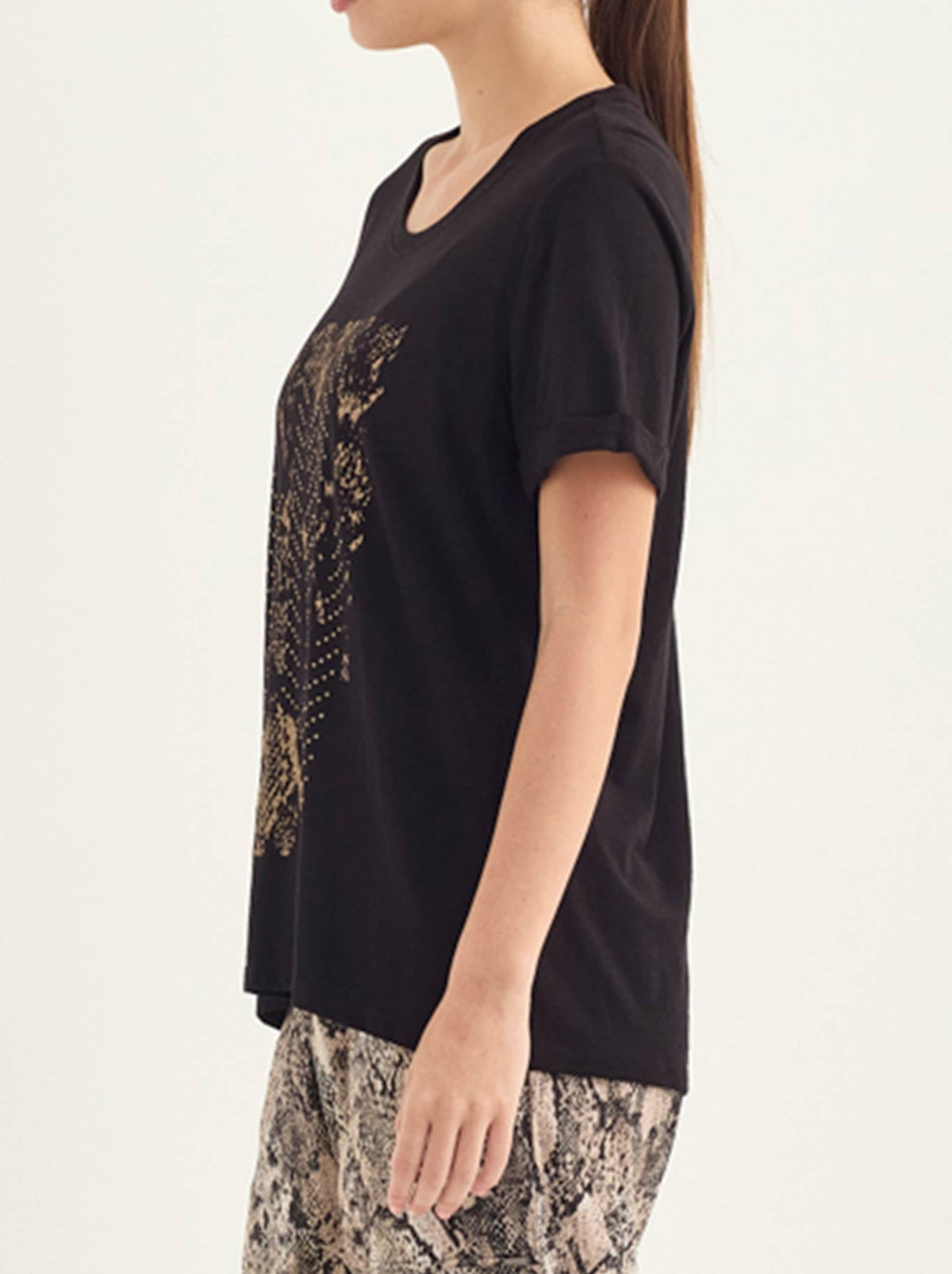 VERGE HALLIE TOP (Black)