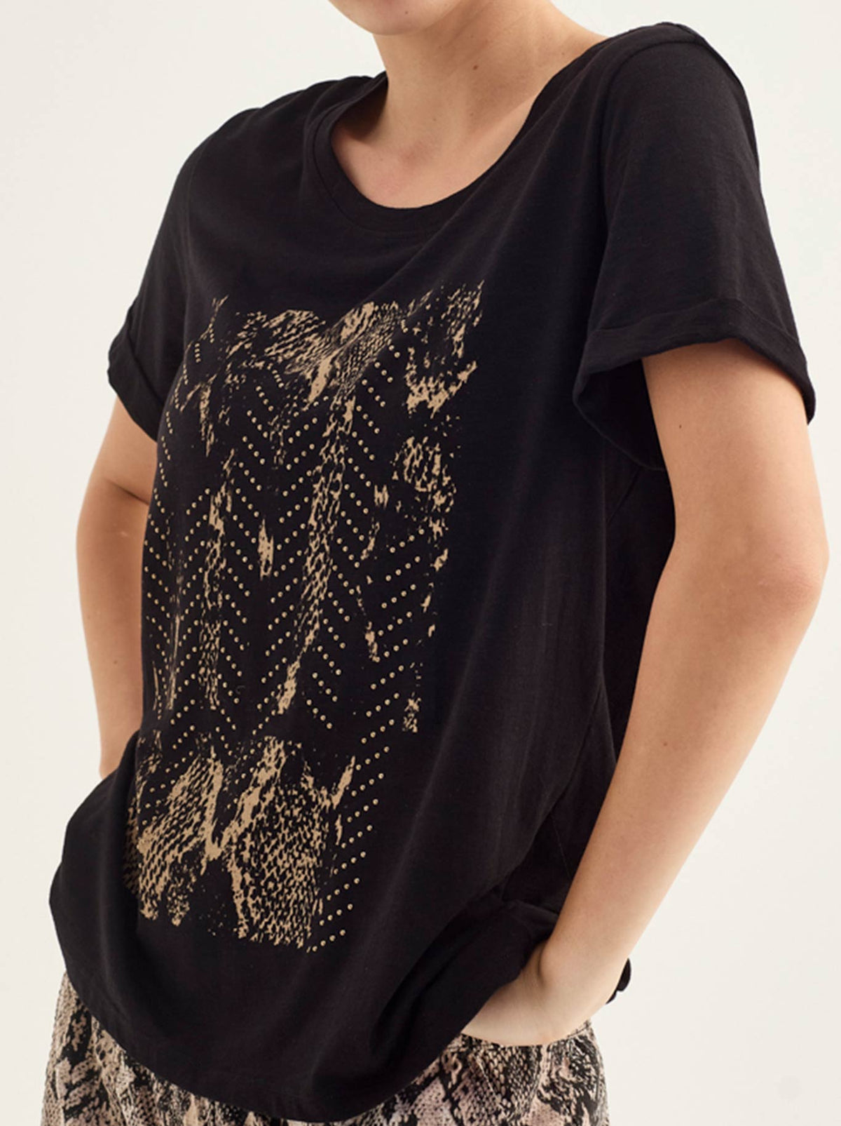VERGE HALLIE TOP (Black)