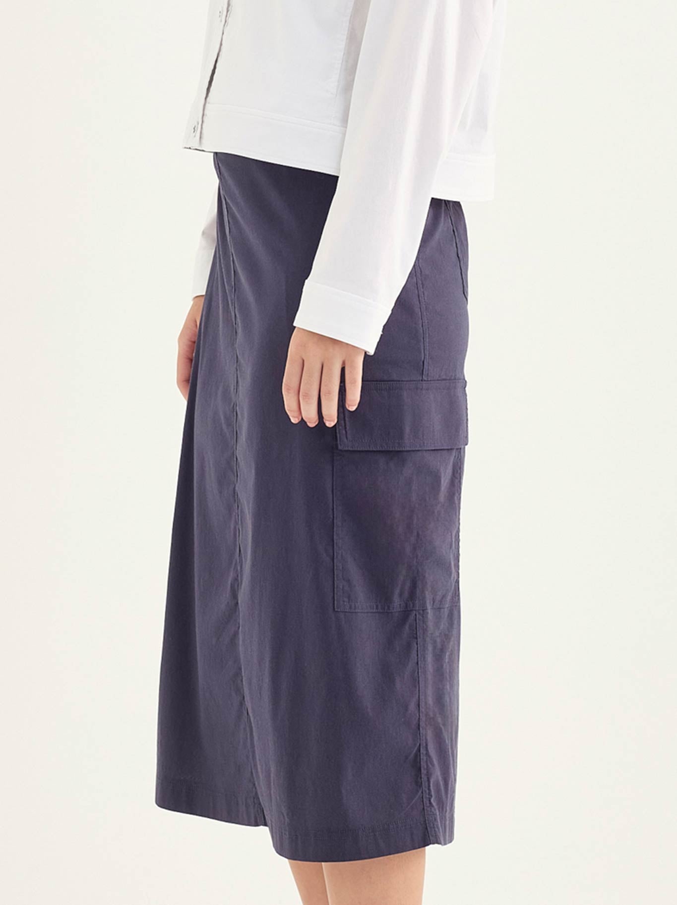 Verge Porter Skirt (Denim Marle)