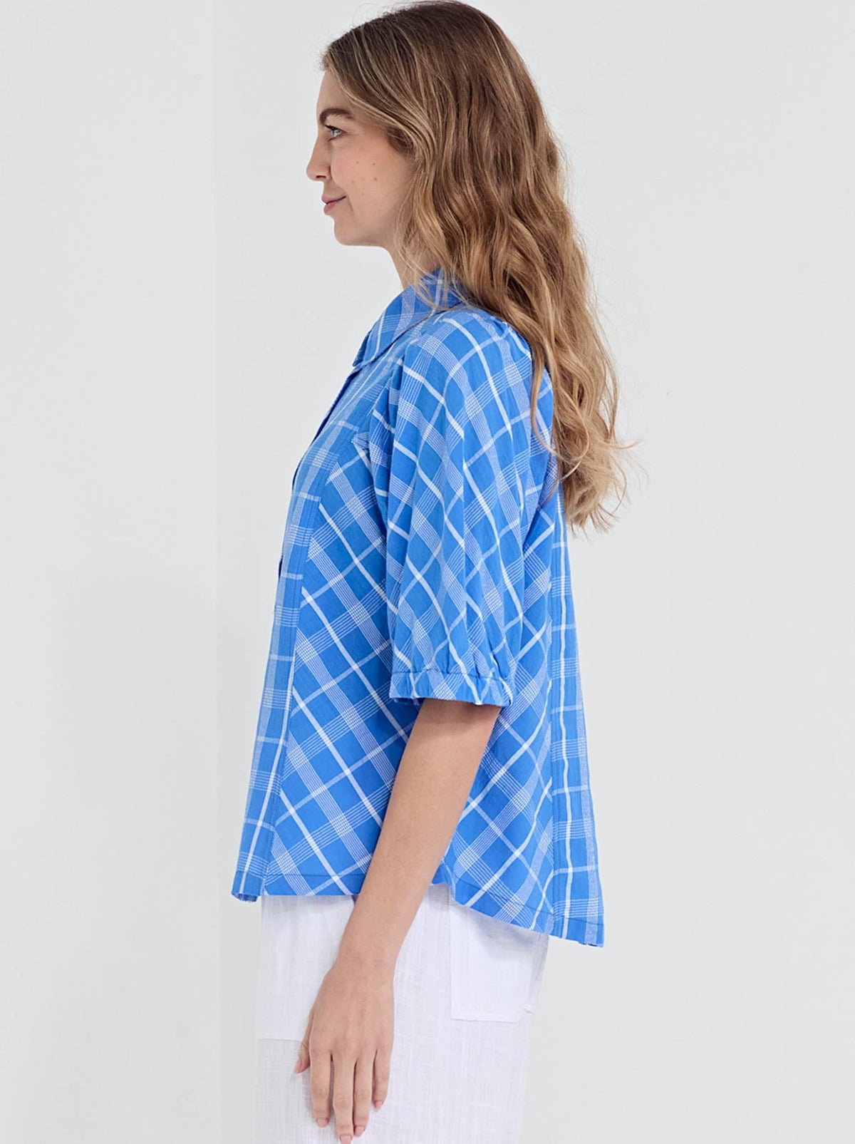 Verge Checkmate Shirt (Blue)
