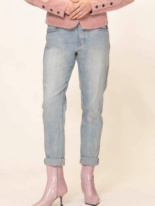 Image of Jeans. Productname: Verge Paris Jean in Midblue colour by brand - Verge