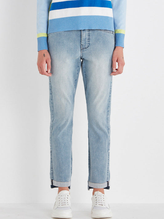 Image of Jeans. Productname: Verge Master 99 Jean in Mid Blue colour by brand - Verge