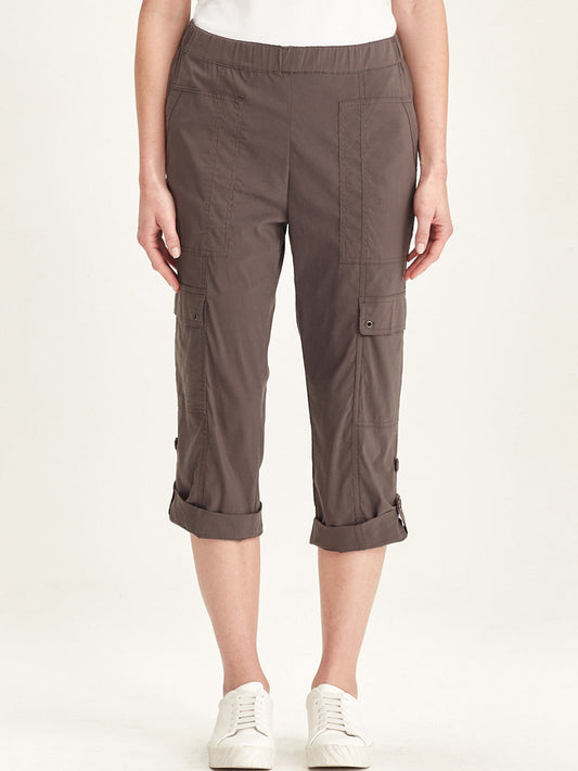 Image of a model wearing Shorts. Product name - VERGE ACROBAT CARGO SHORT in Gravel colour by brand - Verge